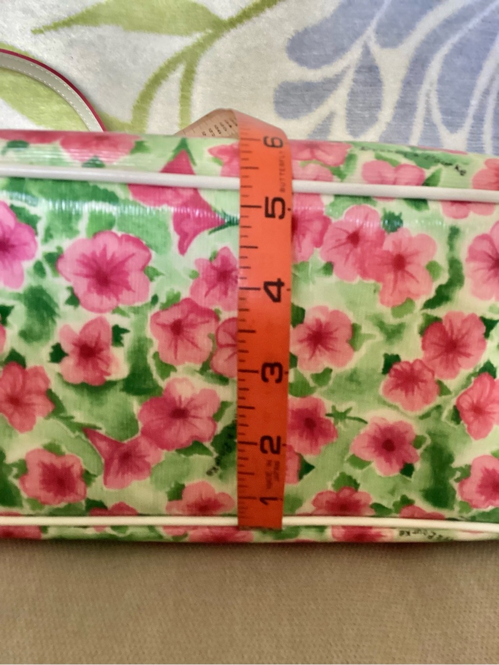 Dooney & Bourke White & Pink Floral Satchel - Picture 14 of 16